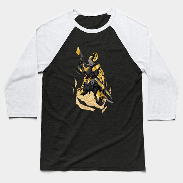 Golden Knight Baseball T-Shirt by Firts King